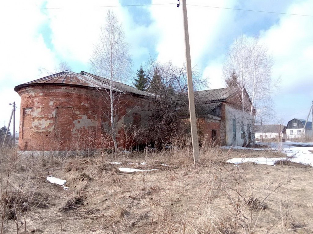 Церковь Михаила Архангела, Апухтино (Одоевский район, Тульская область). общий вид в ландшафте
