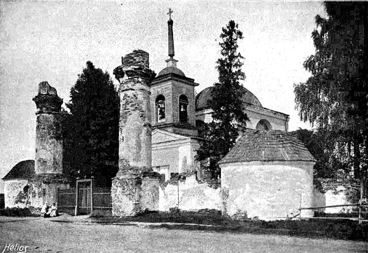 Церковь Воздвижения Креста Господня, Струнье (Полоцкий район и г. Полоцк, Беларусь, Витебская область). архивная фотография, Фото с сайта http://www.radzima.org/ru/mesto/strunye.html