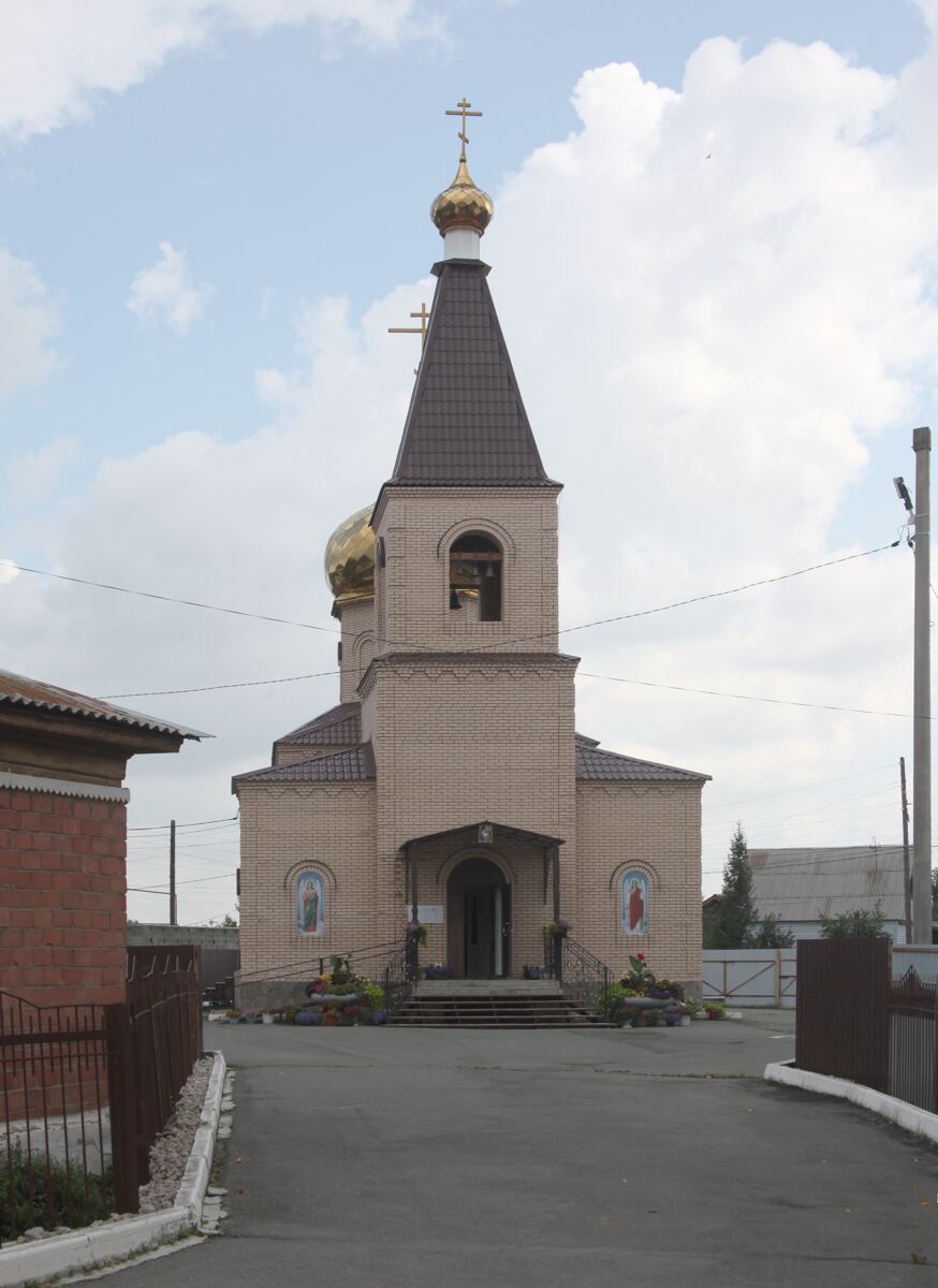 Церковь Рождества Христова, Увельский (Увельский район, Челябинская область). фасады, Западный фасад