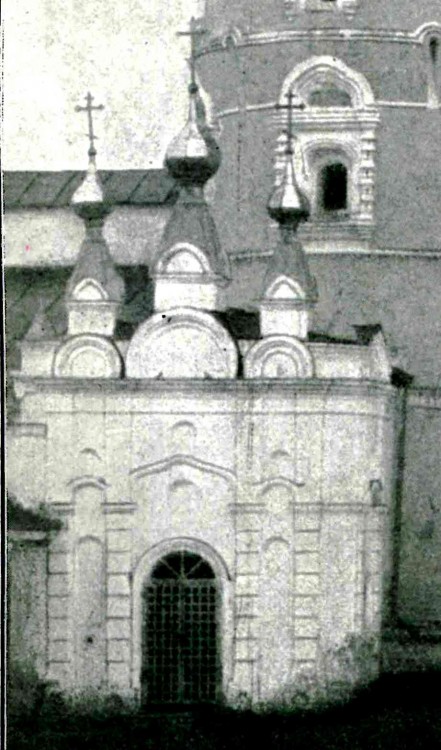 Борисоглебский монастырь. Часовня Иринарха Затворника, Борисоглебский (Борисоглебский район, Ярославская область). архивная фотография, Часовня. Кадрирование фото из журнала 