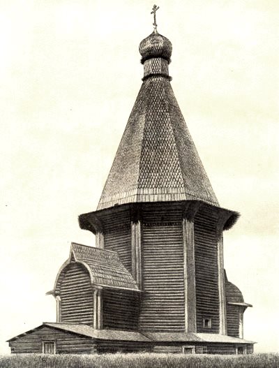 Никитинская (Выйский погост). Церковь Илии Пророка. архивная фотография, Фото с сайта http://v-doljenko.livejournal.com/14844.html?page=1