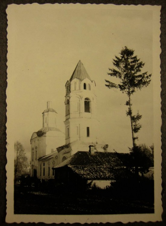 Фото 1941 г. Чепчугово. Церковь Вознесения Господня