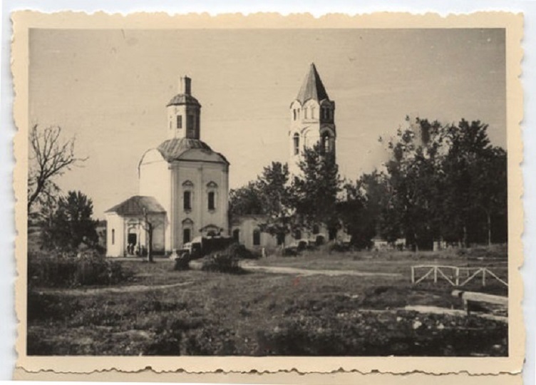 Чепчугово. Церковь Вознесения Господня. архивная фотография, Фото 1941 г. с аукциона e-bay.de