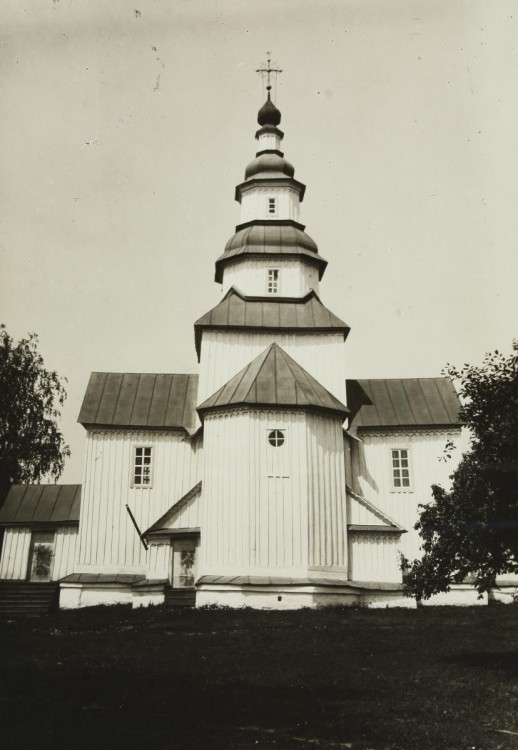 Житное. Церковь Николая Чудотворца. архивная фотография, Вид с востока, фотография С.А. Таранушенко, 1929 г.