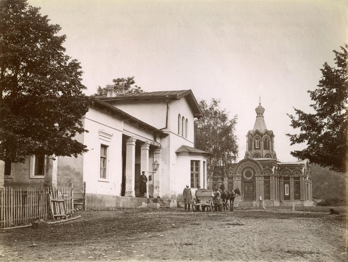 Неизвестная церковь, Пасанаури (Мцхета-Мтианети, Грузия). архивная фотография, Фото последней четверти XIX века из фондов Российского этнографического музея. Автор Д.И. Ермаков