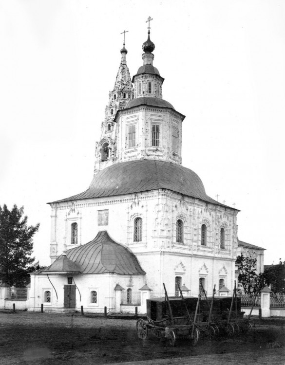 Галич. Церковь Богоявления Господня (летняя). архивная фотография, Церковь Богоявления Господня (летняя) - утрачена с  Храмы города Галича Костромского, старинные фото www.galich.com Церковь Богоявления