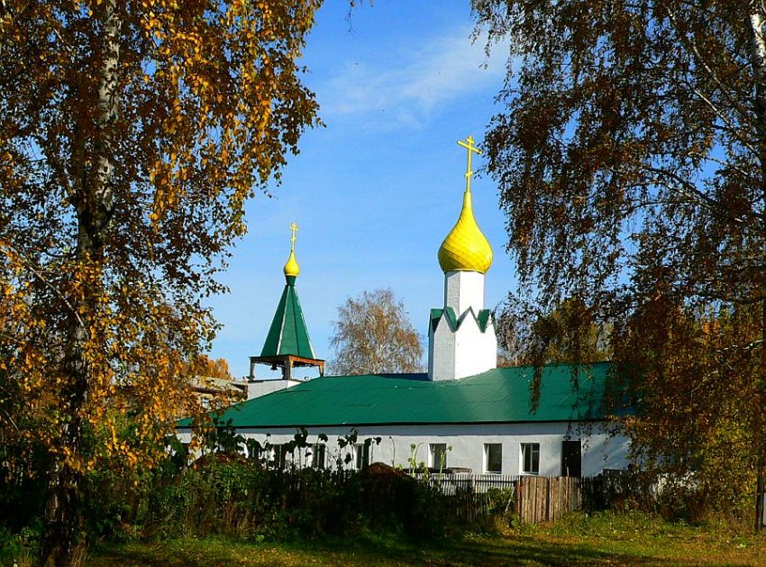 Церковь Симеона Верхотурского, Шахта (Тогучинский район, Новосибирская область). общий вид в ландшафте