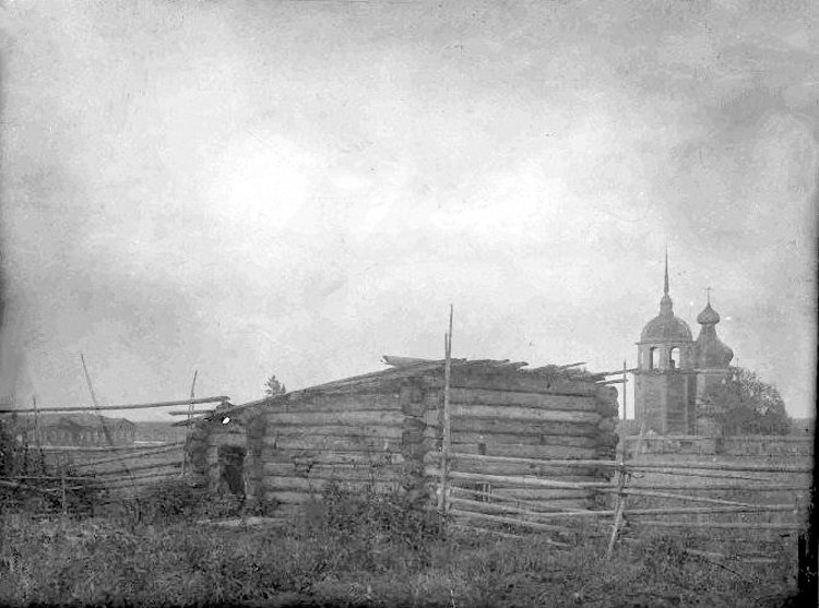 Церковь Георгия Победоносца, Кононово (Хотеново) (Каргопольский район, Архангельская область). архивная фотография, Фото 1925 года из фондов Вологодского государственного историко-архитектурного и художественного музея-заповедника. Автор В.А. Евстафьев