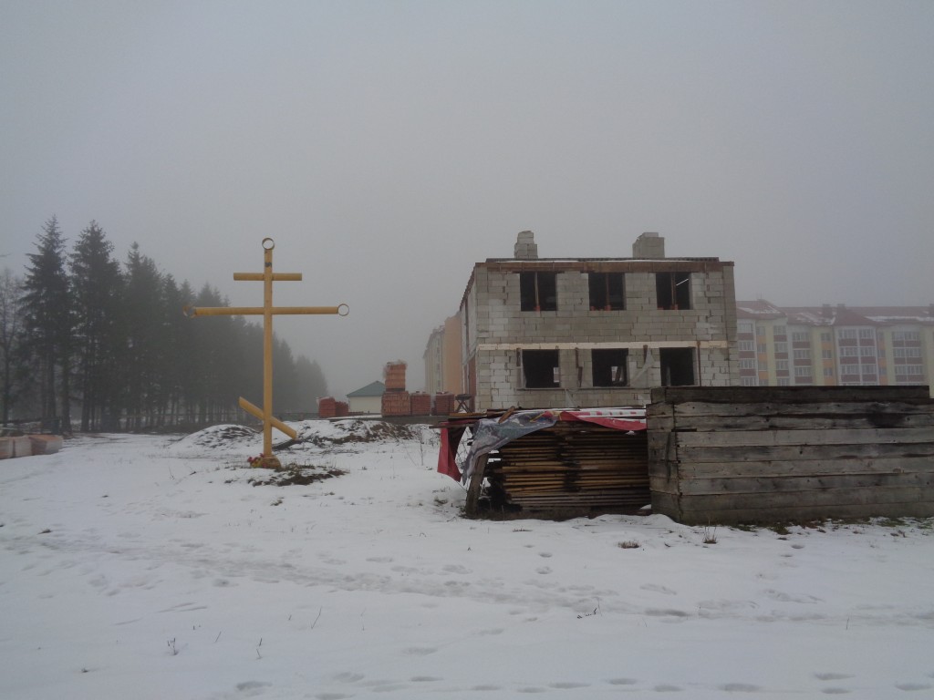 Церковь Троицы Живоначальной (строящаяся), Хатежино (Минский район, Беларусь, Минская область). документальные фотографии