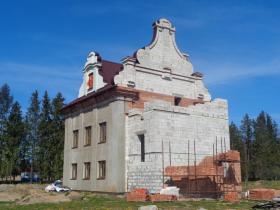 Хатежино. Церковь Троицы Живоначальной (строящаяся)