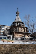 Неизвестная часовня, Вид от Саткинского пруда<br>, Сатка, Саткинский район, Челябинская область