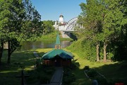 Часовня Нила Столобенского (старая), Купальня на месте часовни<br>, Боровичи, Боровичский район, Новгородская область