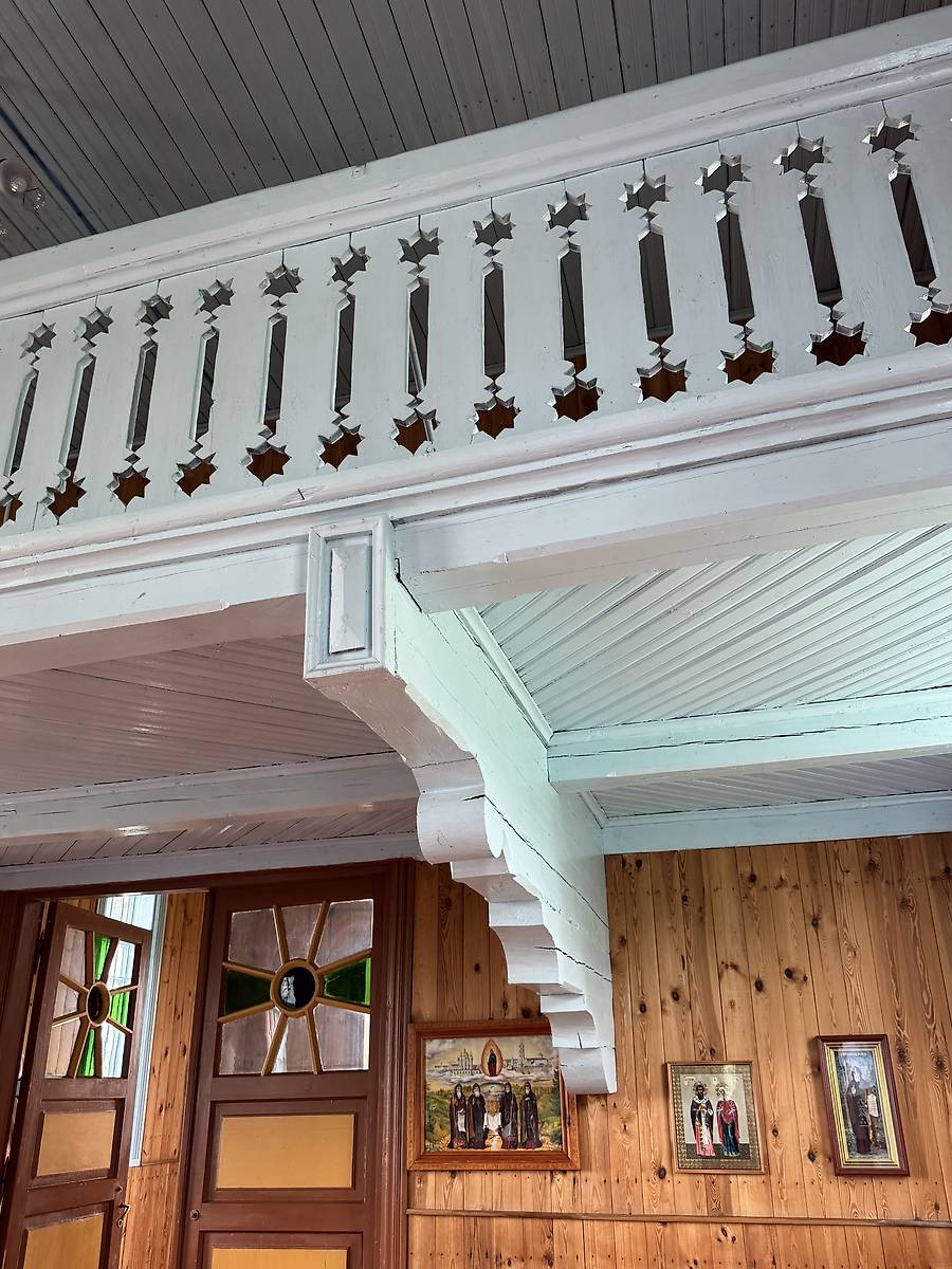 Хоры, интерьер и убранство. Церковь Петра и Павла, Остров (Ляховичский район, Беларусь, Брестская область)