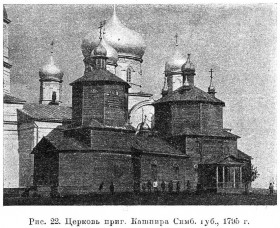 Кашпир. Церковь Успения Пресвятой Богородицы (деревянная)