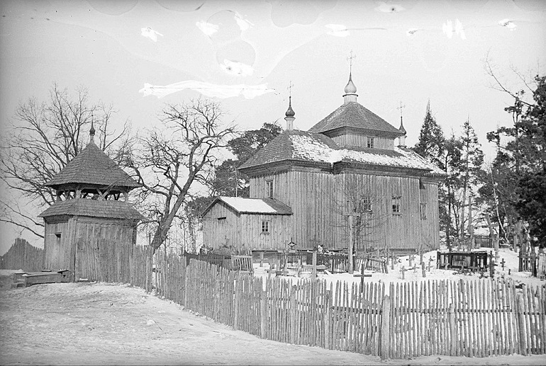 Церковь Георгия Победоносца, Синкевичи (Лунинецкий район, Беларусь, Брестская область). архивная фотография, Старое фото с сайта 