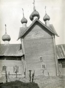 Церковь Благовещения Пресвятой Богородицы, Средняя часть южного фасада. Фото 1913 г. из фондов Российского этнографического музея. (ГК №38772901)<br>, Усадище (Масельга), Волховский район, Ленинградская область