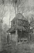 Церковь Георгия Победоносца, Колокольня храма на кладбище. Фото из личного альбома С.А. Таранушенко, 1920-е г.г. (описание в статье)<br>, Иваница, Прилуцкий район, Украина, Черниговская область