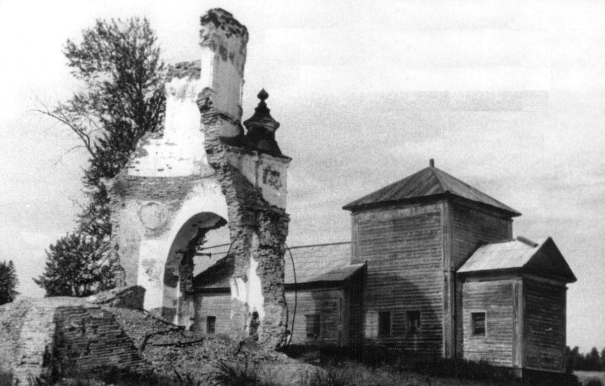 архивная фотография. Церковь Параскевы Пятницы, Макачево (Верхнепятницкий погост) (Вытегорский район, Вологодская область)