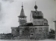 Церковь Преображения Господня, Фото Билибина И. Я. 1903 г. Источник: http://onegaonline.ru/seef.php?razdel=%D0%A1%D0%BF%D0%B0%D1%81%D0%BE-%D0%9E%D0%B7%D1%91%D1%80%D1%81%D0%BA%D0%B0%D1%8F&x=%D0%BE%D0%B1%D1%89%D0%B8%D0%B9%20%D1%80%D0%B0%D0%B7%D0%B4%D0%B5%D0%BB&v=22051<br>, Спасозерская Пустынь, урочище, Каргопольский район, Архангельская область
