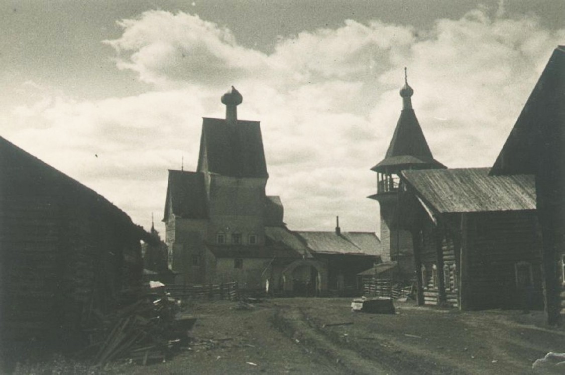 Шалакуша. Церковь Николая Чудотворца и Сретения Господня. архивная фотография, Автор Василий Улитин. Место хранения оригинала: mamm-mdf.ru