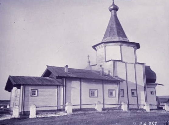 Церковь Благовещения Пресвятой Богородицы, Березник (Виноградовский район, Архангельская область). архивная фотография, Фото 1920-х годов. Госкаталог музейного фонда.Государственный научно-исследовательский музей архитектуры имени А.В. Щусева.