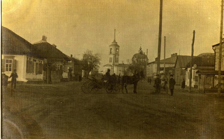 Собор Покрова Пресвятой Богородицы, Коротояк (Острогожский район, Воронежская область). архивная фотография, Почтовая фотооткрытка 1910-х годов