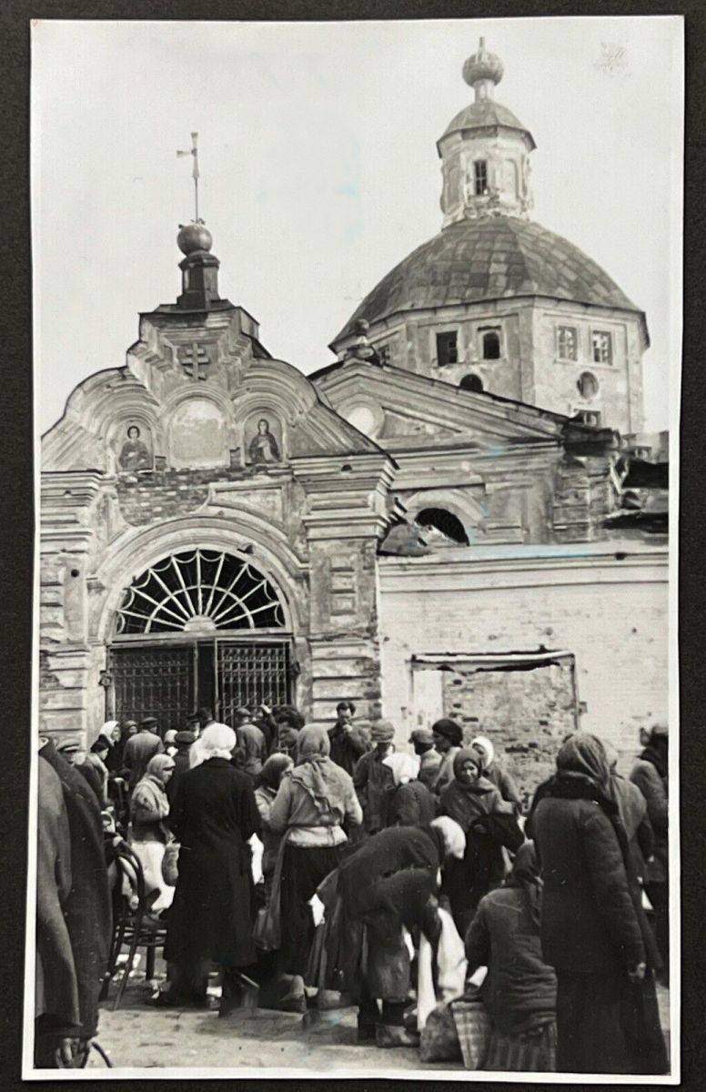 Острогожск. Церковь Успения Пресвятой Богородицы. архивная фотография, Фото 1942 г. с аукциона e-bay.de