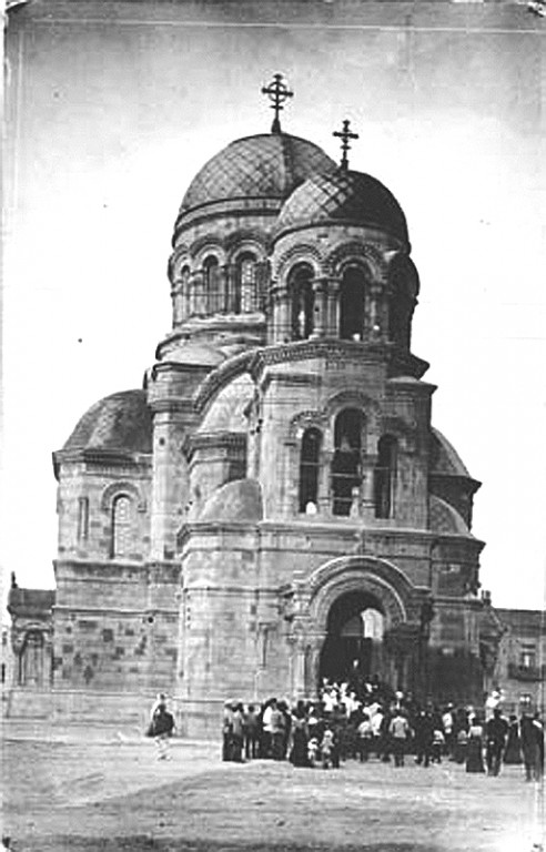 Сабунчи. Церковь Макария Египетского Балахано-Сабунчинская. архивная фотография, 1904—1905 год с сайта http://www.ourbaku.com/images/1/14/Sabunchinskaya_zerkov.jpg   Фото из коллекции Кирилла Сокола (г. Москва).