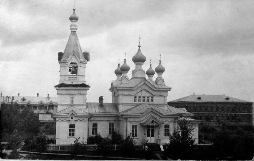 Опытное Поле. Яранский Пророчицкий мужской монастырь. Церковь Анны Пророчицы. архивная фотография, Фото из коллекции Яранского краеведческого музея.