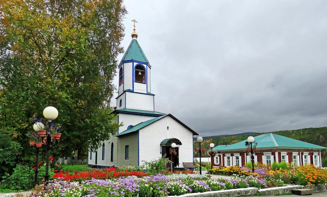 Церковь Рождества Христова, Бодайбо (Бодайбинский район, Иркутская область). общий вид в ландшафте