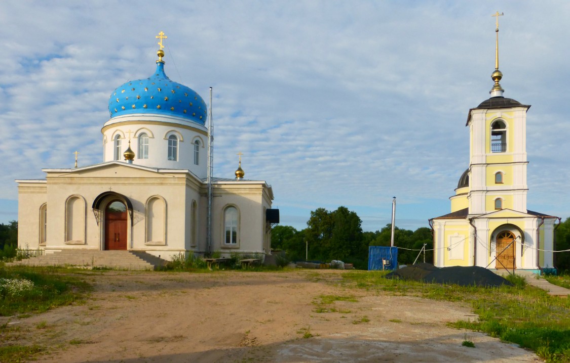 Гагино. Храмовый комплекс. Церкви Спаса Всемилостивого и Казанской иконы Божией Матери. фасады