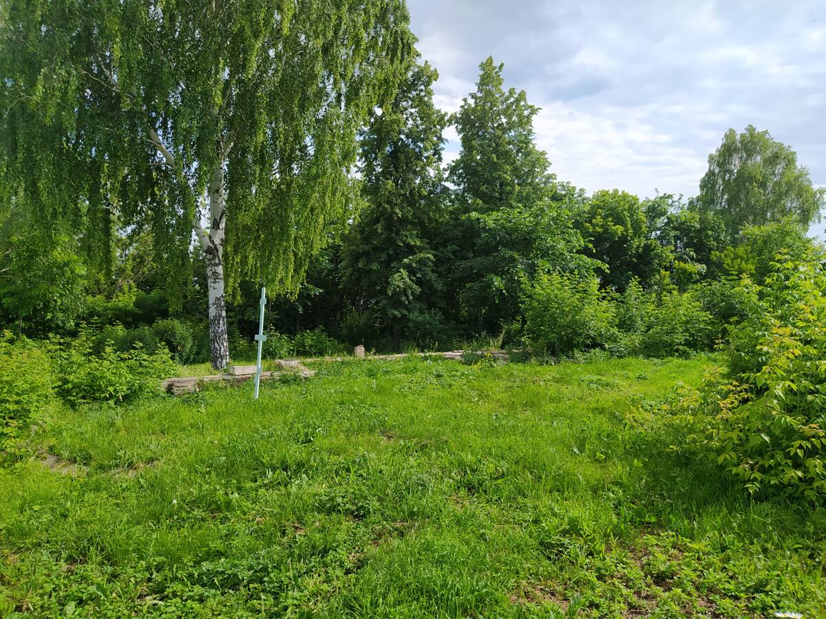 Церковь Троицы Живоначальной, Каракулино (Каракулинский район, Республика Удмуртия). общий вид в ландшафте, остатки фундамента