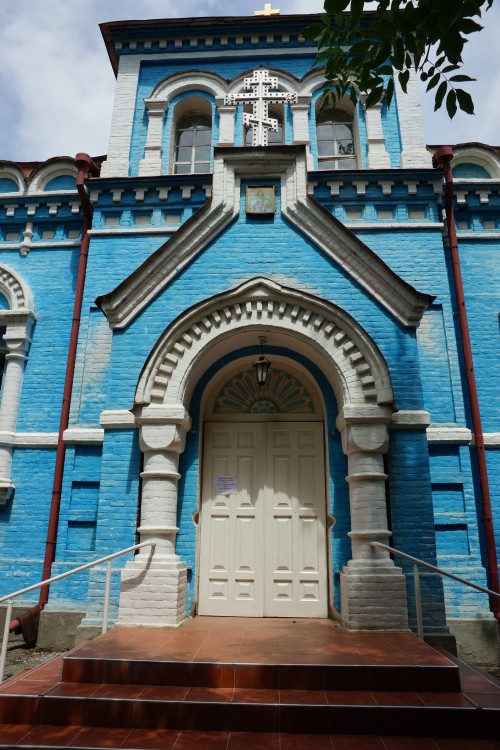 Ош. Церковь Михаила Архангела. архитектурные детали, Западный портал