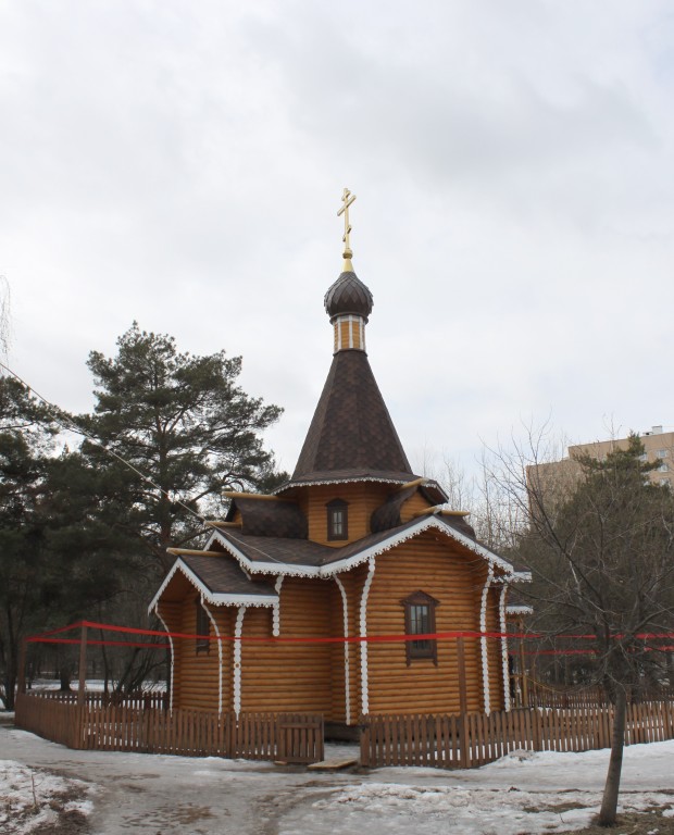 Церковь Бориса и Глеба в Новокосине, Новокосино (Восточный административный округ (ВАО), г. Москва). фасады, Вид с северо-востока