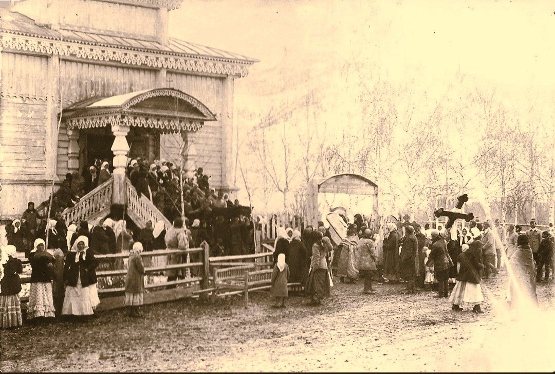 Церковь Димитрия Солунского, Теплоключенка (Кыргызстан, Прочие страны). архивная фотография, с.Теплоключенка. Храм Димитрия Солунского