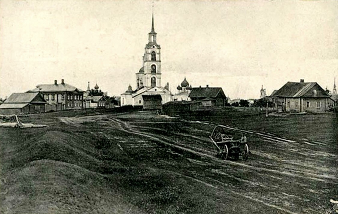 Углич. Церковь Троицы Живоначальной на Песках. архивная фотография, 1900—1920 год фото с сайта https://pastvu.com/p/288959