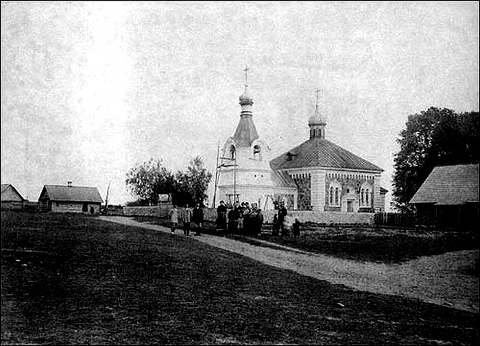 Орля. Церковь Покрова Пресвятой Богородицы. архивная фотография, фото начало 20 века. с сайта http://www.radzima.org/ru/object/1787.html