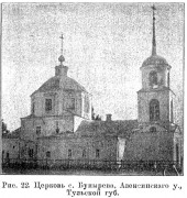 Церковь Смоленской иконы Божией Матери, Известия ИАК 1912 http://www.library.chersonesos.org/showsection.php?section_code=2<br>, Бунырево, Алексин, город, Тульская область