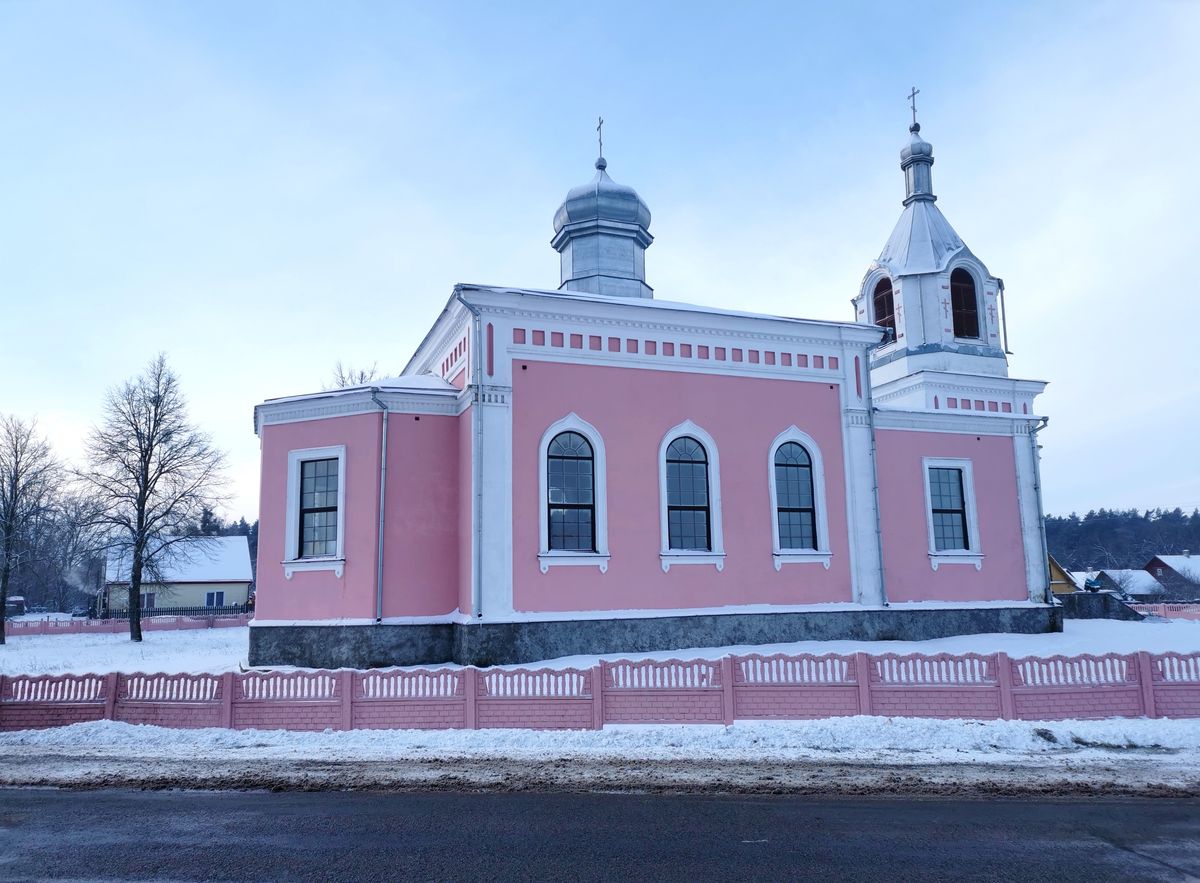 фасады. Церковь Воздвижения Креста Господня, Головачи (Гродненский район, Беларусь, Гродненская область)