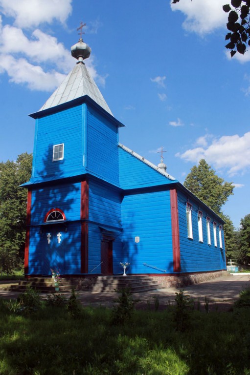 Церковь Николая Чудотворца, Лаша (Гродненский район, Беларусь, Гродненская область). фасады