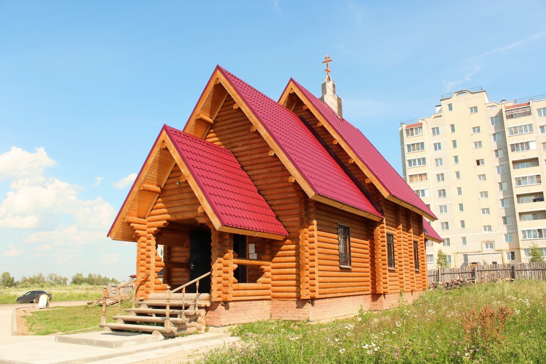 Калуга. Церковь Феодоровской иконы Божией Матери на Правобережье. общий вид в ландшафте, Вид с юго-запада