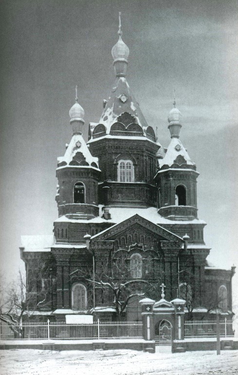 Хвалынск. Церковь Николая Чудотворца. архивная фотография, 1910—1914 год с сайта http://oldsaratov.ru/photo/gubernia/18132