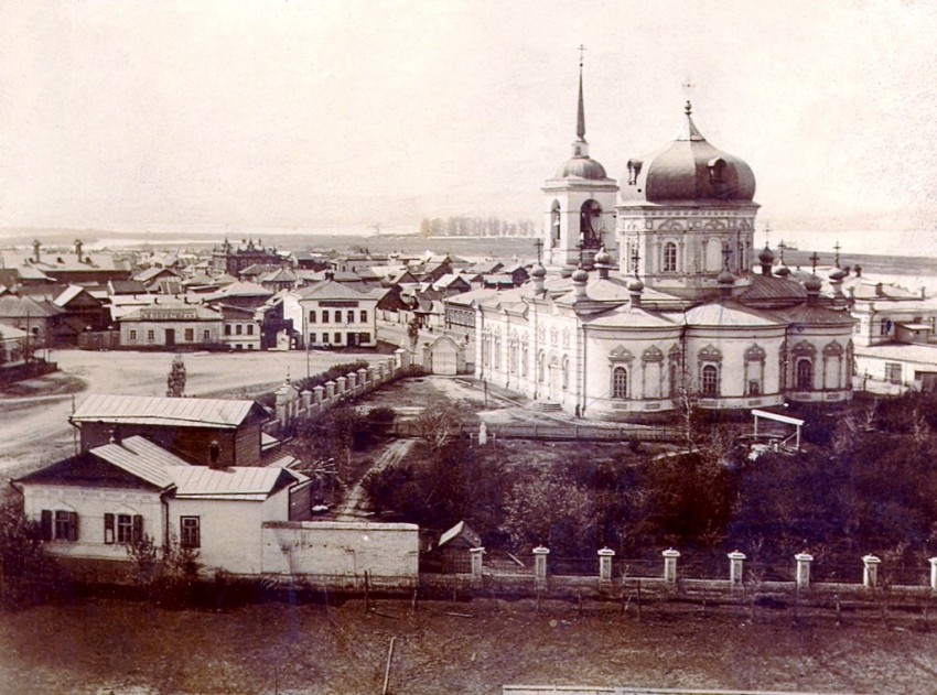 Церковь Покрова Пресвятой Богородицы (старая), Энгельс (Покровск) (Энгельсский район, Саратовская область). архивная фотография, 1890—1930 год. с сайта http://oldsaratov.ru/photo/gubernia/19836