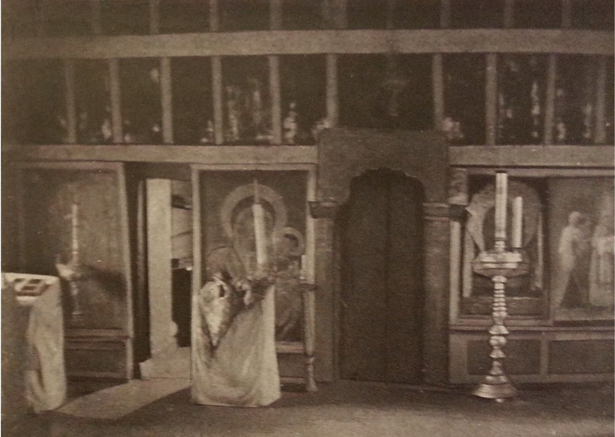 Архив ИИМК РАН, архивная фотография. Церковь Спаса Нерукотворного Образа, Спас, остров (Свидское) (Кирилловский район, Вологодская область)