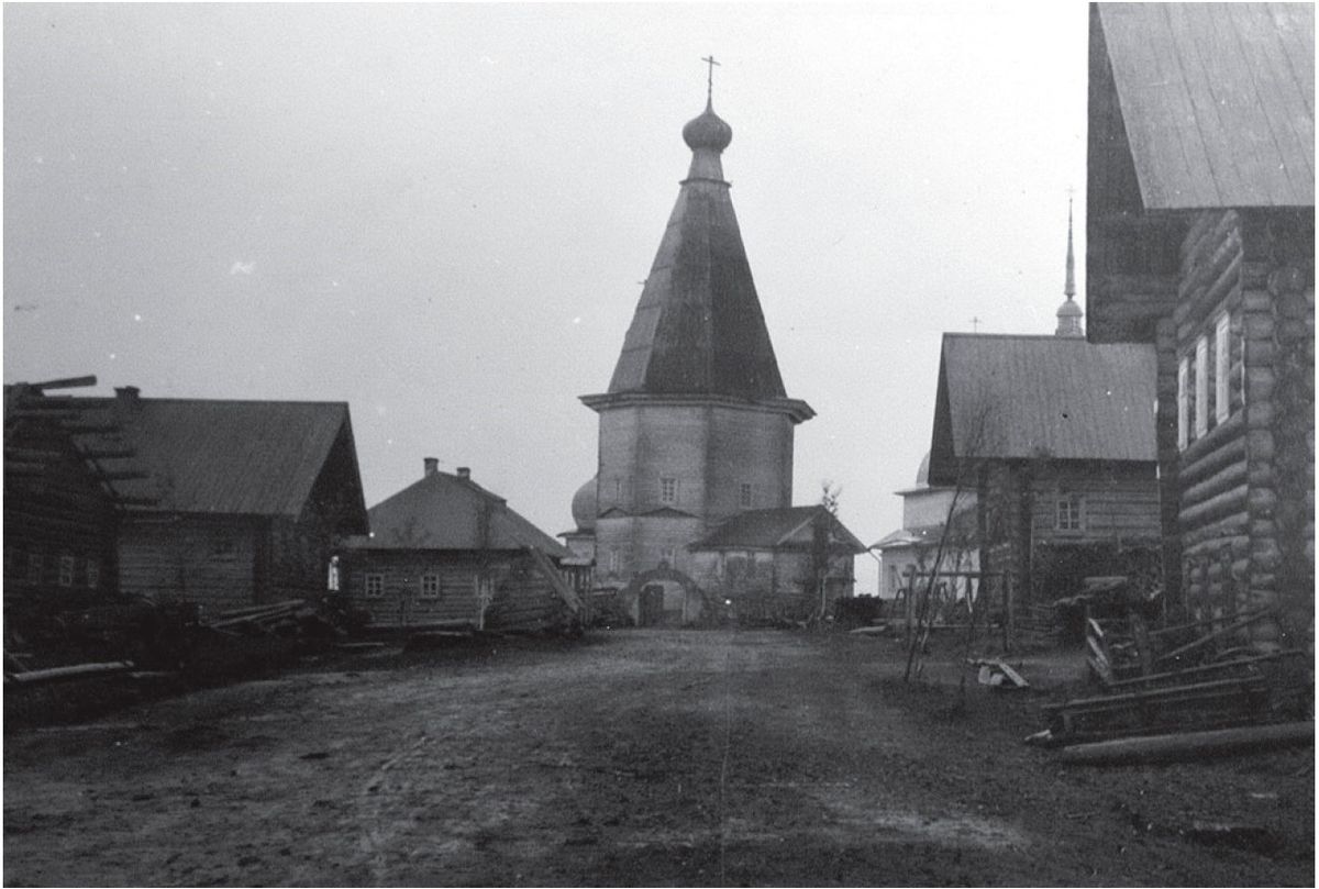 Церковь Николая Чудотворца, Астафьево, урочище (Каргопольский район, Архангельская область). архивная фотография, Фото Д. В. Милеева 1905 г. из НА ИИМК РАН, (O.650 59)
