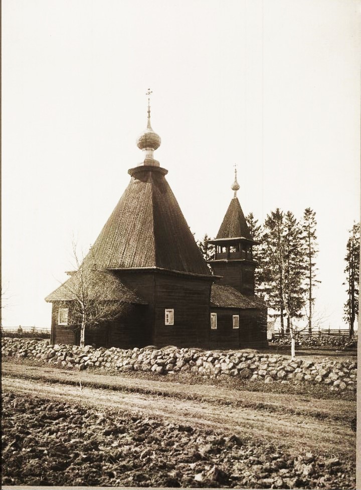 Церковь Николая Чудотворца, Новинки (Устюженский район, Вологодская область). архивная фотография, Фото 1912 г. из фондов ГИМ. (ГК № 52311826)