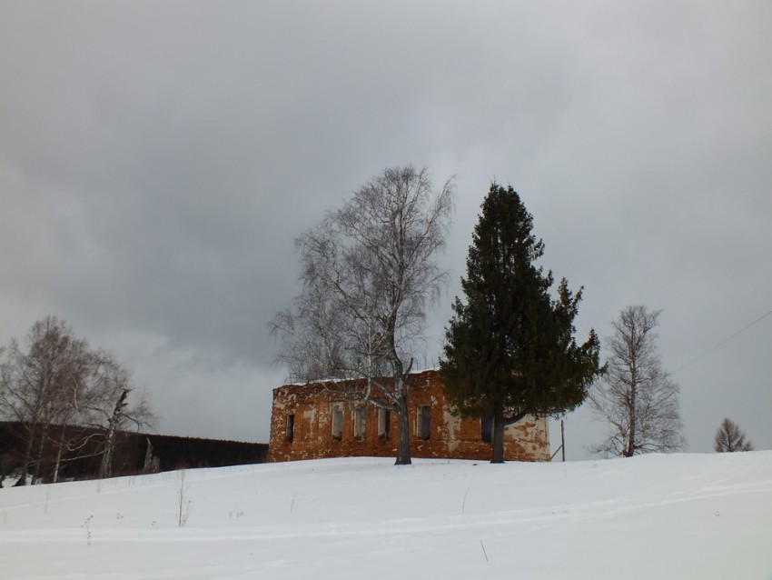 Церковь Собора Пресвятой Богородицы, Богородское (Ильинский район, Пермский край). общий вид в ландшафте