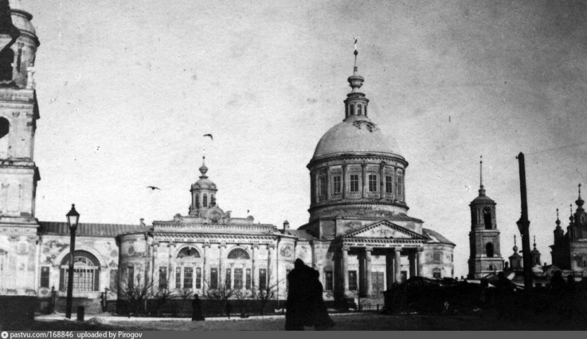 Скопин. Собор Троицы Живоначальной. архивная фотография, 1900—1915 год фото с сайта https://pastvu.com/p/168846