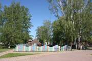 Церковь Покрова Пресвятой Богородицы, Вид на церковное место с юга<br>, Ряжск, Ряжский район, Рязанская область
