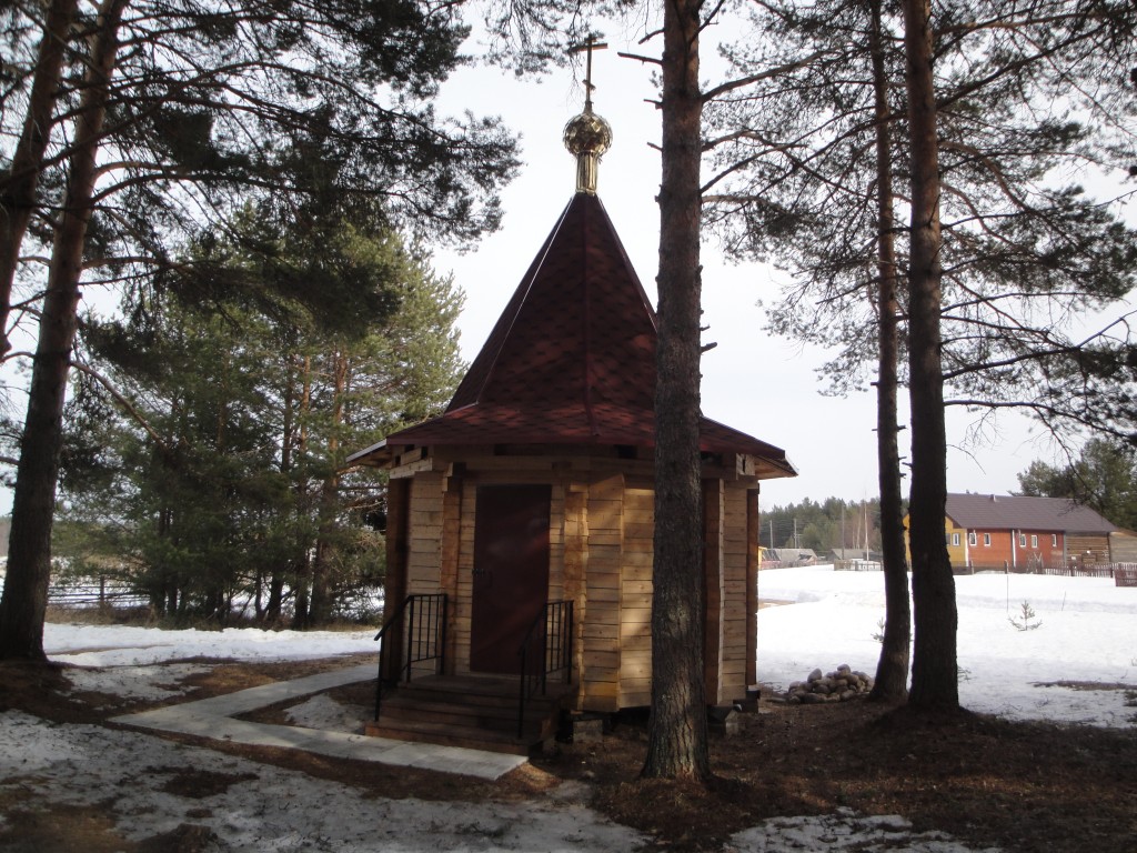 Часовня Петра и Павла, Шастки (Виноградовский район, Архангельская область). фасады, Вид с запада